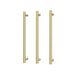 Phoenix Heated Triple Towel Rail Round 600mm (Brushed Gold)