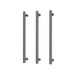 Phoenix Heated Triple Towel Rail Round 600mm (Brushed Carbon)