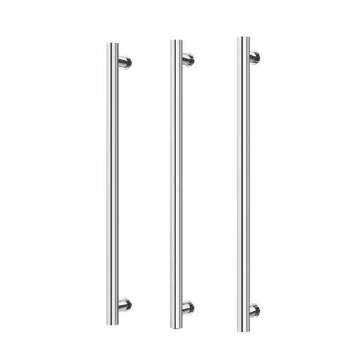 Phoenix Heated Triple Towel Rail Round 800mm (Chrome)