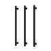 Phoenix Heated Triple Towel Rail Round 800mm (Matte Black)