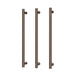 Phoenix Heated Triple Towel Rail Round 800mm (Brushed Bronze)