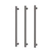 Phoenix Heated Triple Towel Rail Round 800mm (Brushed Carbon)