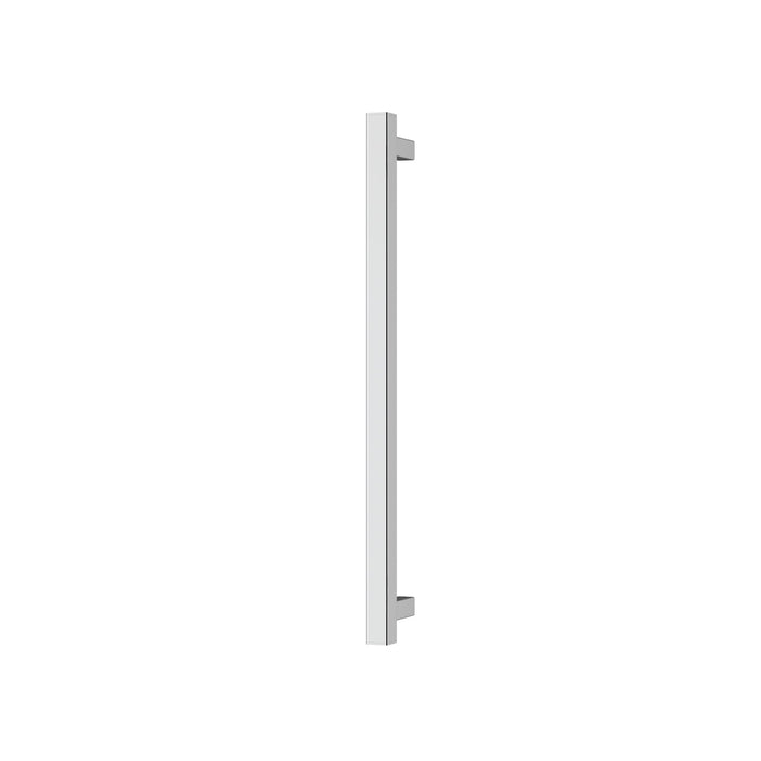 Phoenix Heated Single Towel Rail Square 600mm (Chrome)