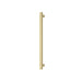 Phoenix Heated Single Towel Rail Square 600mm (Brushed Gold)
