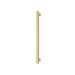 Phoenix Heated Single Towel Rail Square 600mm (Brushed Gold)