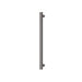 Phoenix Heated Single Towel Rail Square 600mm (Brushed Carbon)