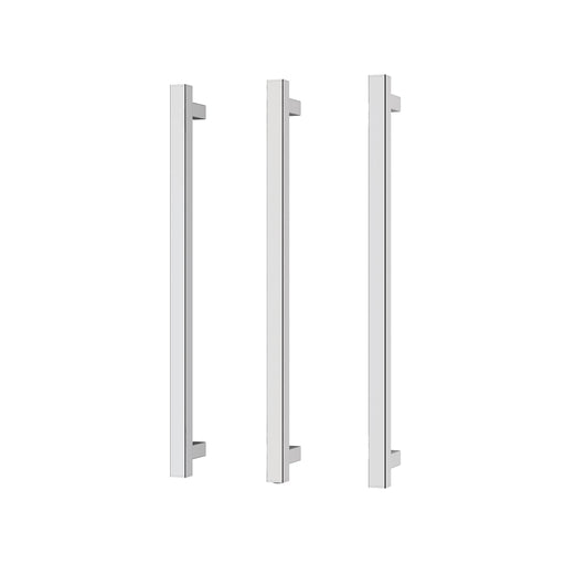 Phoenix Heated Triple Towel Rail Square 600mm (Chrome)