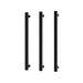 Phoenix Heated Triple Towel Rail Square 600mm (Matte Black)