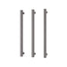 Phoenix Heated Triple Towel Rail Square 600mm (Brushed Carbon)
