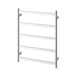 Phoenix | Five Flat Bar Heated Towel Ladder in Chrome
