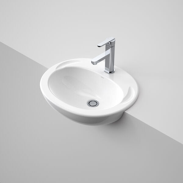 Caroma | Concorde 500 Semi Recessed Basin (1 Taphole)