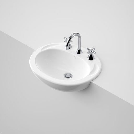 Caroma | Concorde 500 Semi Recessed Basin (3 Tapholes)