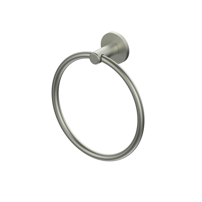 Zola Hand Towel Ring (Brushed Nickel)