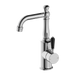 York Basin Mixer with Standard Spout (Chrome) with Black lever