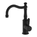 York Basin Mixer with Hook Spout (Matte Black) with Metal Lever