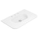 Fienza Lola Matte Full Depth Curved Ceramic Basin Top (750 3th mw)
