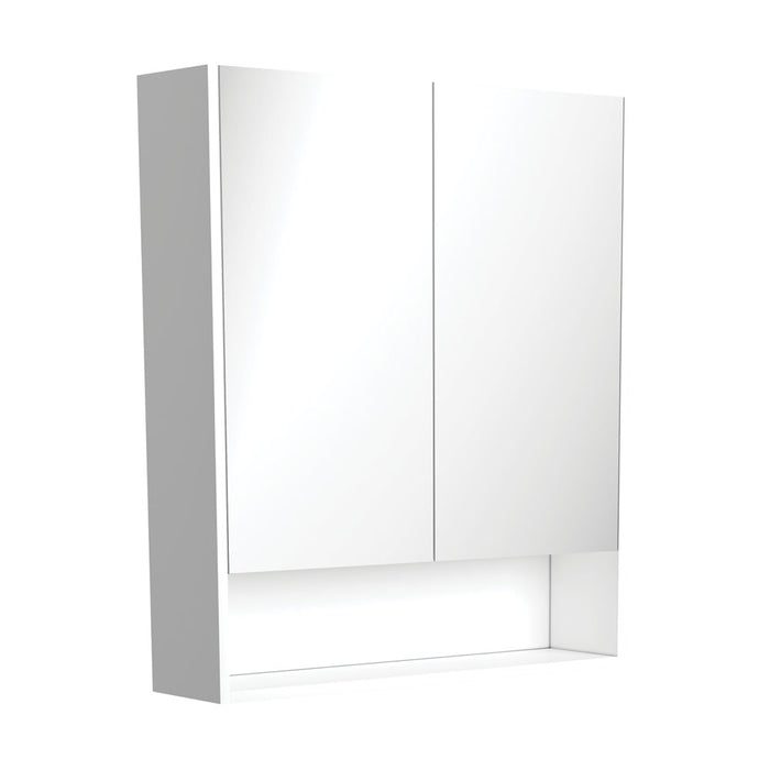 Fienza Mirror Cabinet with Display Shelf 750mm (Gloss White)