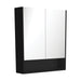 Fienza Mirror Cabinet with Display Shelf 750mm (Satin Black)