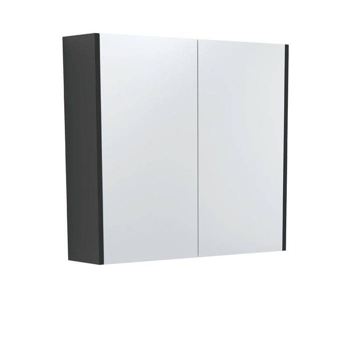 Fienza Mirror Cabinet 750mm (Satin Black)