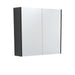 Fienza Mirror Cabinet 750mm (Satin Black)