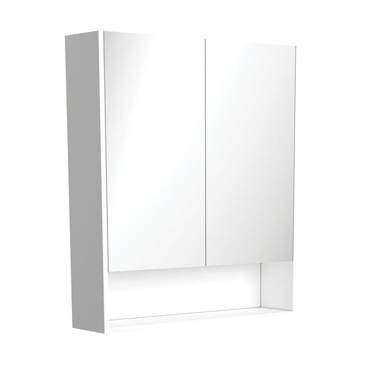 Fienza Mirror Cabinet with Display Shelf 750mm (Satin White)