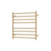 Fienza Isabella Heated Towel Rail 750 x 700mm (Urban Brass)