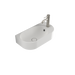 Liano II Hand Wall Basin 1 Tap Hole (Matte White)