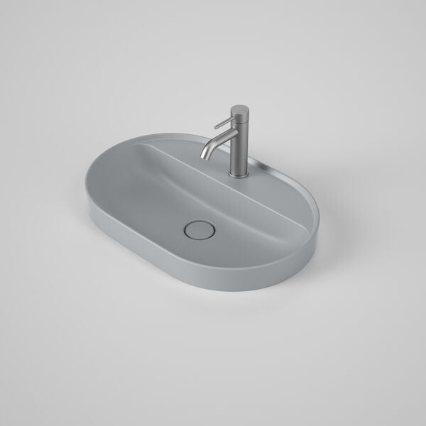 Liano II 600mm Pill Inset Basin with Tap Landing (Matte Grey)