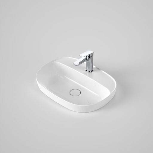 Caroma | Contura II 530mm Inset Basin with 1 Tap Hole (White)
