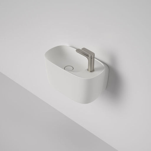 Caroma | Contura II Hand Wall Basin 1 Tap Hole (Matte White)