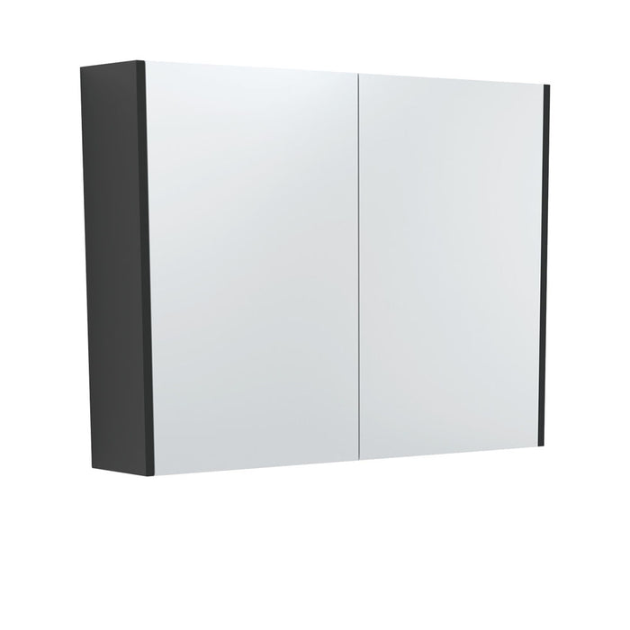 Fienza Mirror Cabinet 900mm (Satin Black)