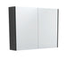 Fienza Mirror Cabinet 900mm (Satin Black)
