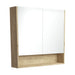 Fienza Mirror Cabinet with Display Shelf 900mm (Scandi Oak)
