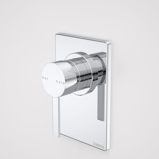 Liano Bath/Shower Mixer Rectangular Plate (Chrome)