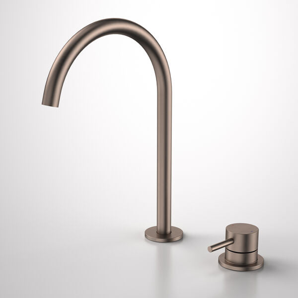 Liano II Hob Basin/Sink Mixer Set 200mm (Brushed bronze)
