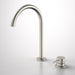 Liano II Hob Basin/Sink Mixer Set 200mm (Brushed nickel)