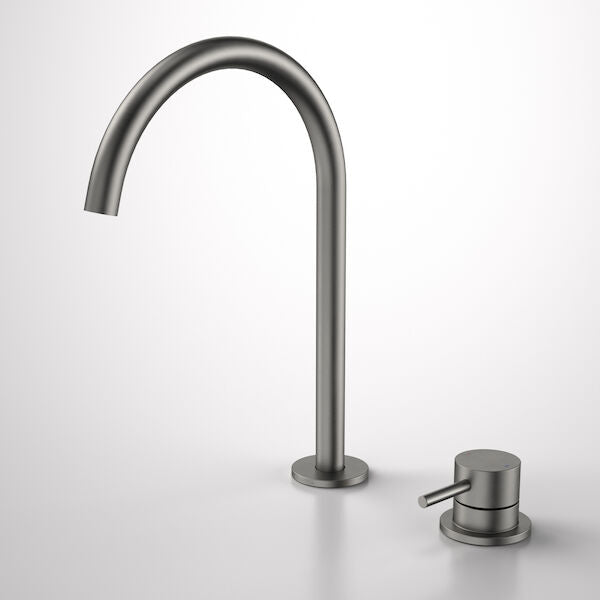 Liano II Hob Basin/Sink Mixer Set 200mm (Gun Metal)