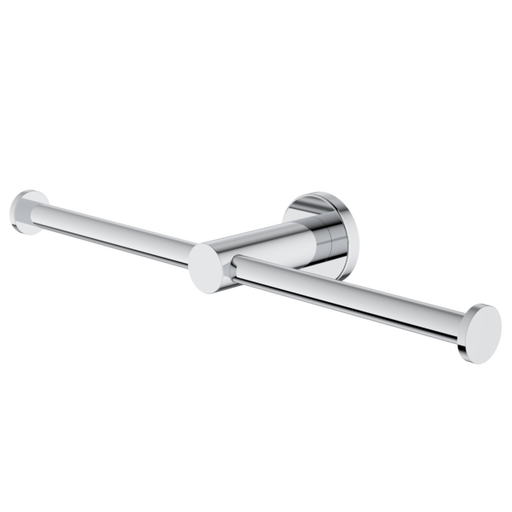 Liano II Double Toilet Roll Holder (Chrome)