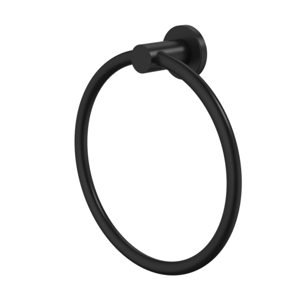 Liano II Towel Ring (Matte Black)