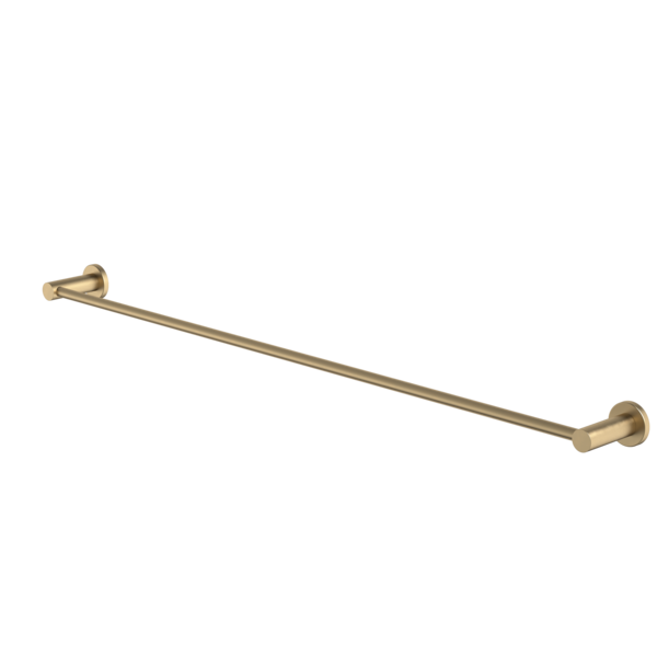 Liano II Single Towel Rail 840mm (Brushed Brass)