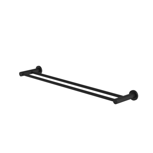 Liano II Double Towel Rail 640mm (Matte Black)