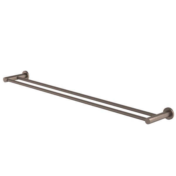 Liano II Double Towel Rail 840mm (Brushed Bronze)