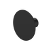 Liano II Large Wall Hook (Matte Black)