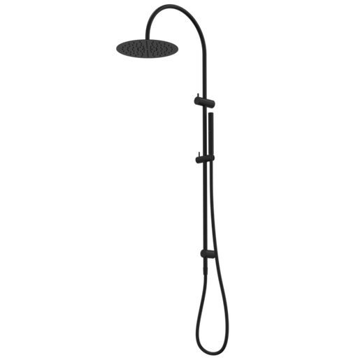 Liano II Rail Shower with Overhead (Matte Black)