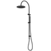 Liano II Rail Shower with Overhead (Matte Black)