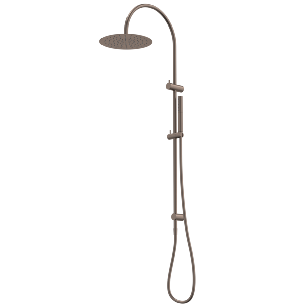 Liano II Rail Shower with Overhead (Brushed Bronze)