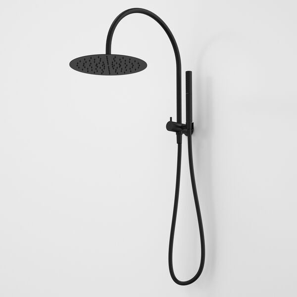 Liano II Compact Twin Shower with Overhead (Matte Black)