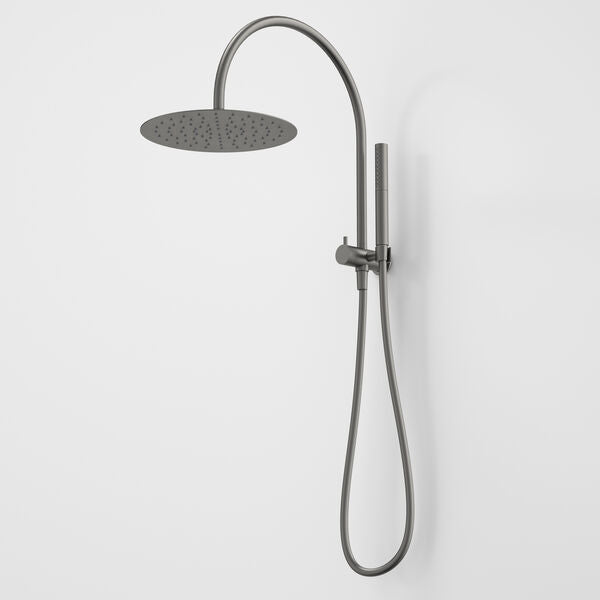 Liano II Compact Twin Shower with Overhead (Gun Metal)