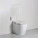 Evo Wall Faced Smart Toilet with outline of  ViSmart Cistern