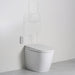Evo Wall Faced Smart Toilet with Outline of Argent 80 Cistern